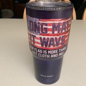Hold Fast Patriotic Stainless Steel Tumbler NWOT